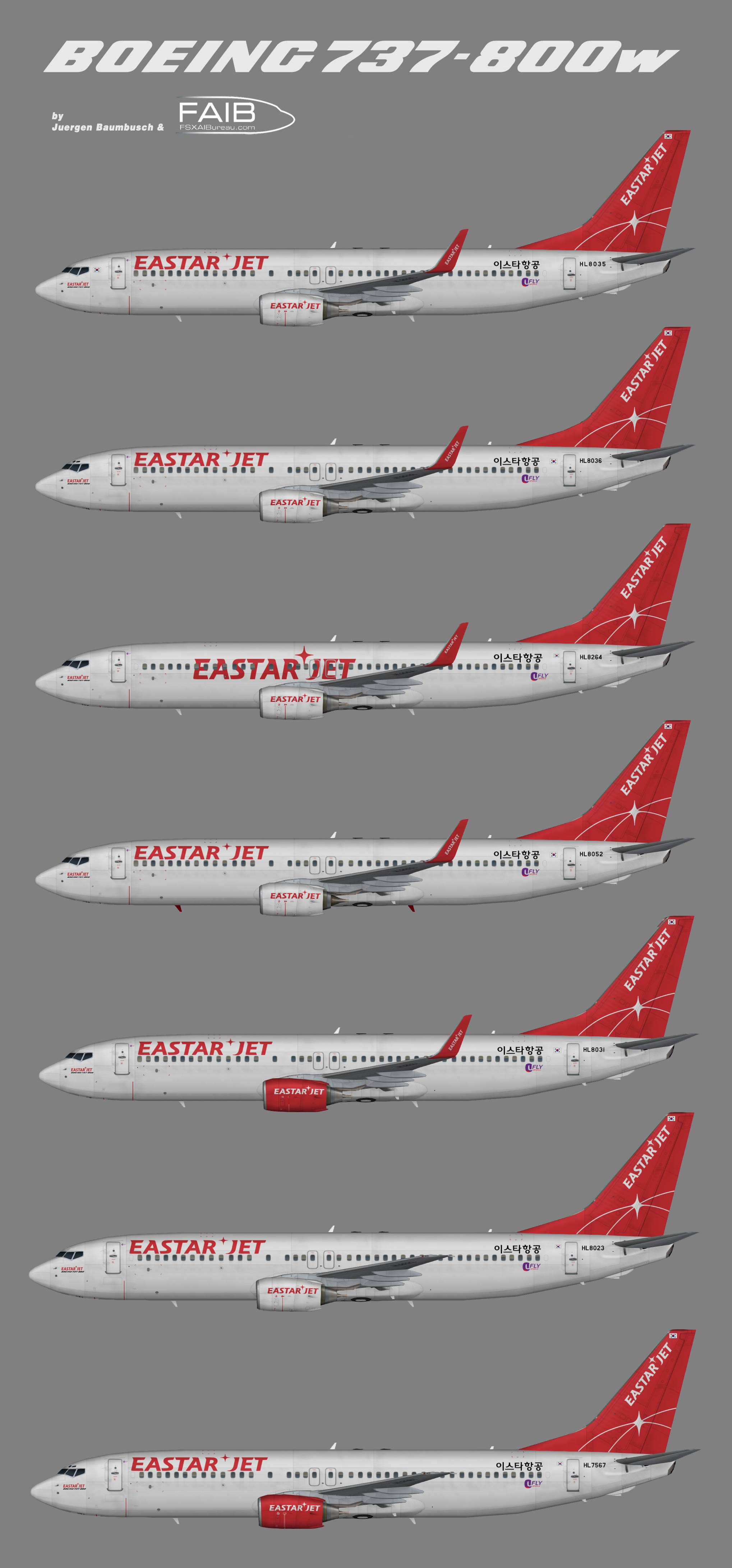 EastarJet Boeing 737-800