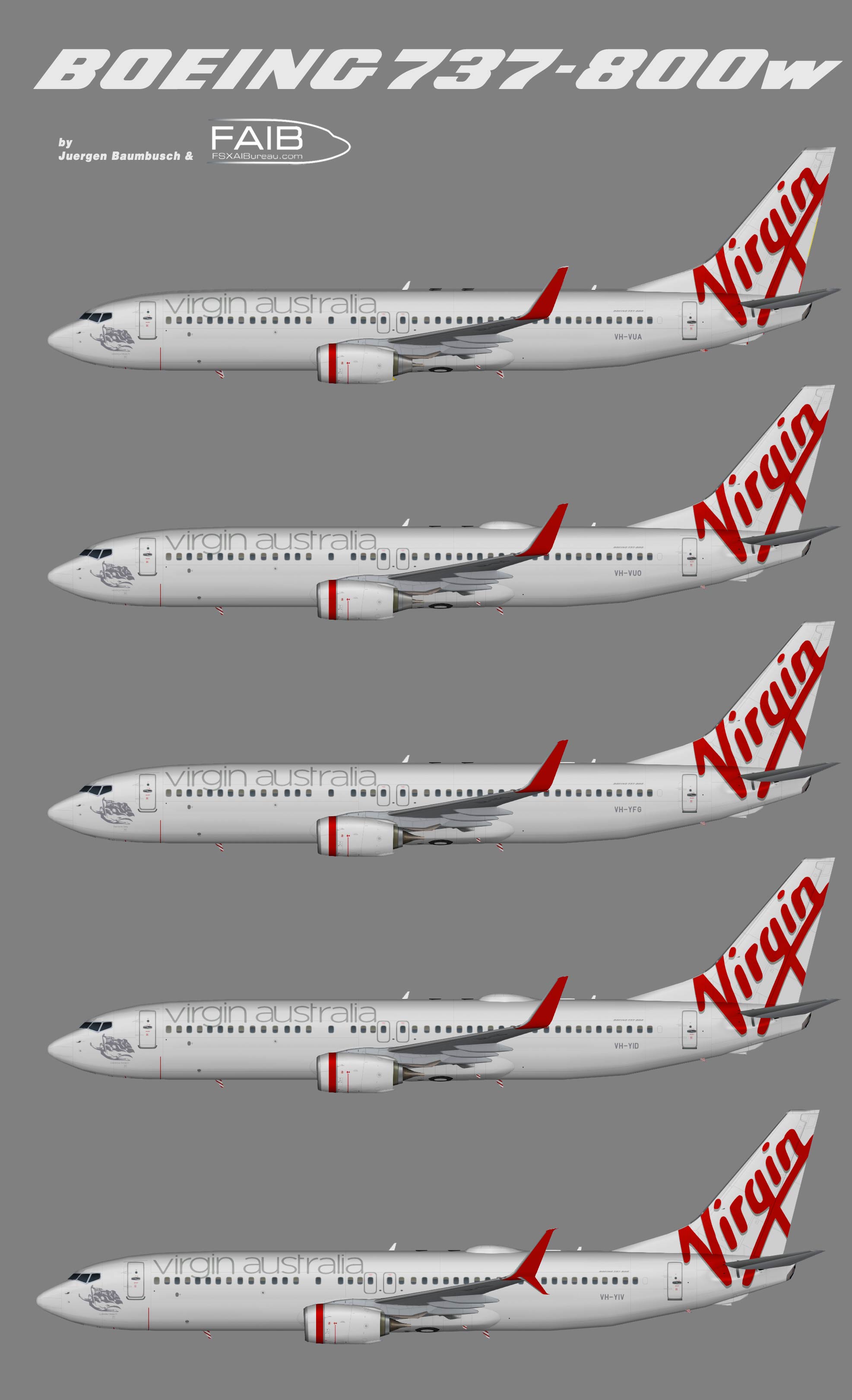 Virgin Australia Boeing 737-800w