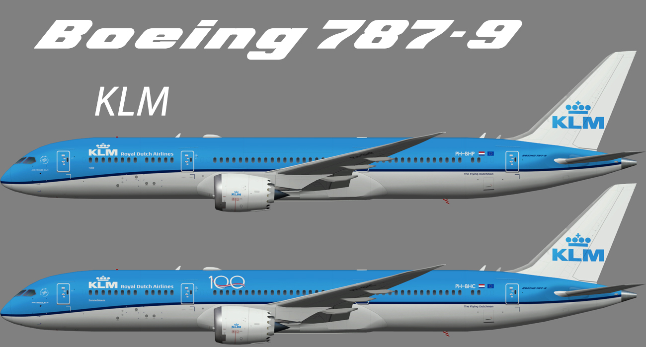 KLM Boeing 787-9 – Nils