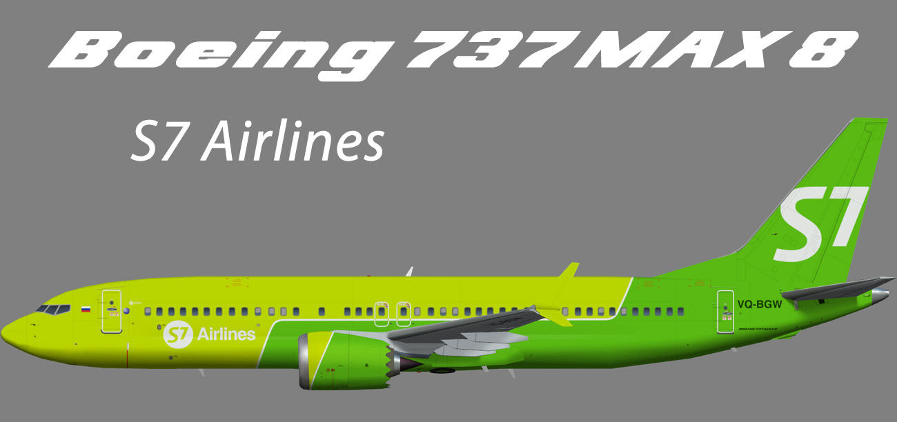 S7 Siberia Airlines Boeing 737 MAX 8 – Nils