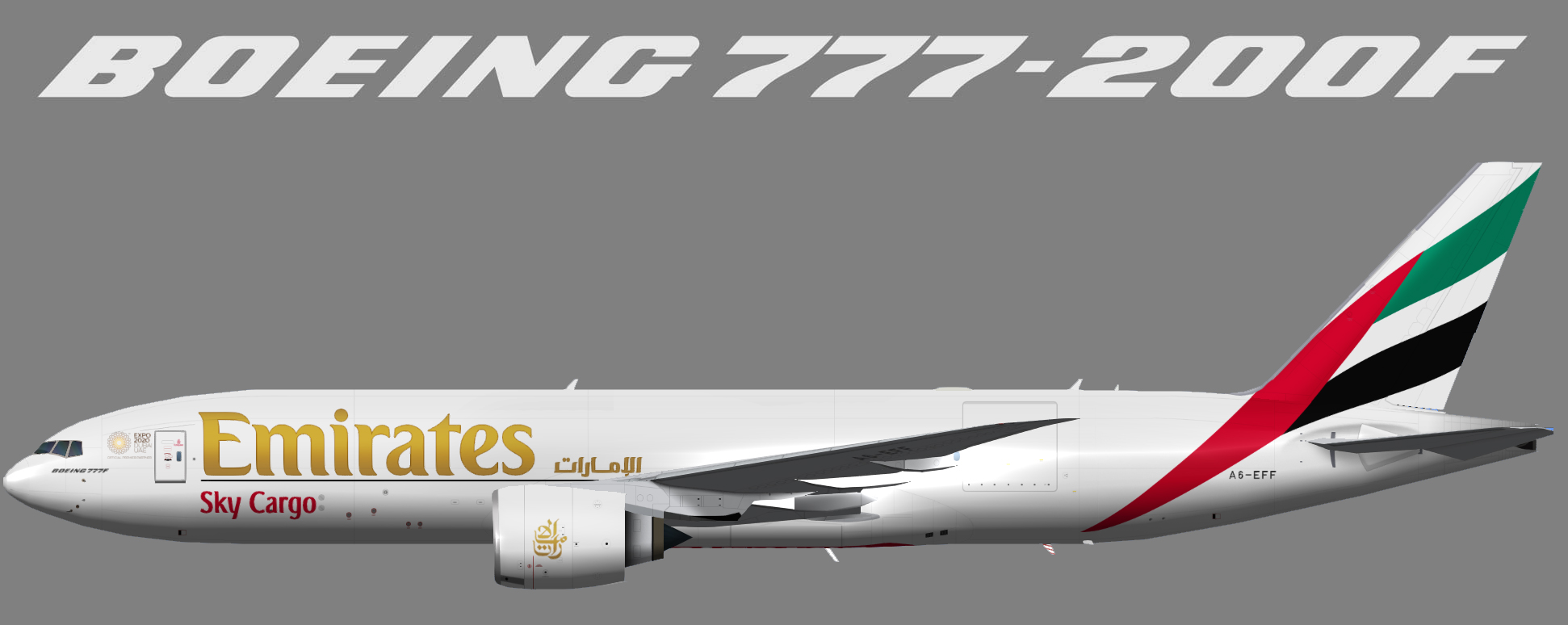 Emirates Boeing 777F (TFS)