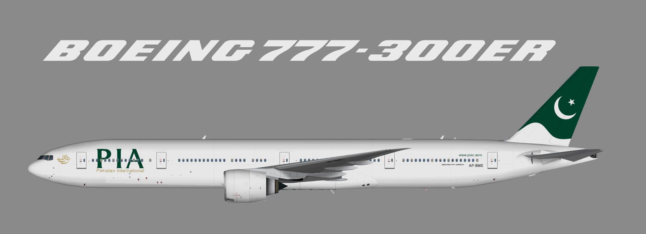 TFS Pakistan International Airlines (PIA) Boeing 777-300ER
