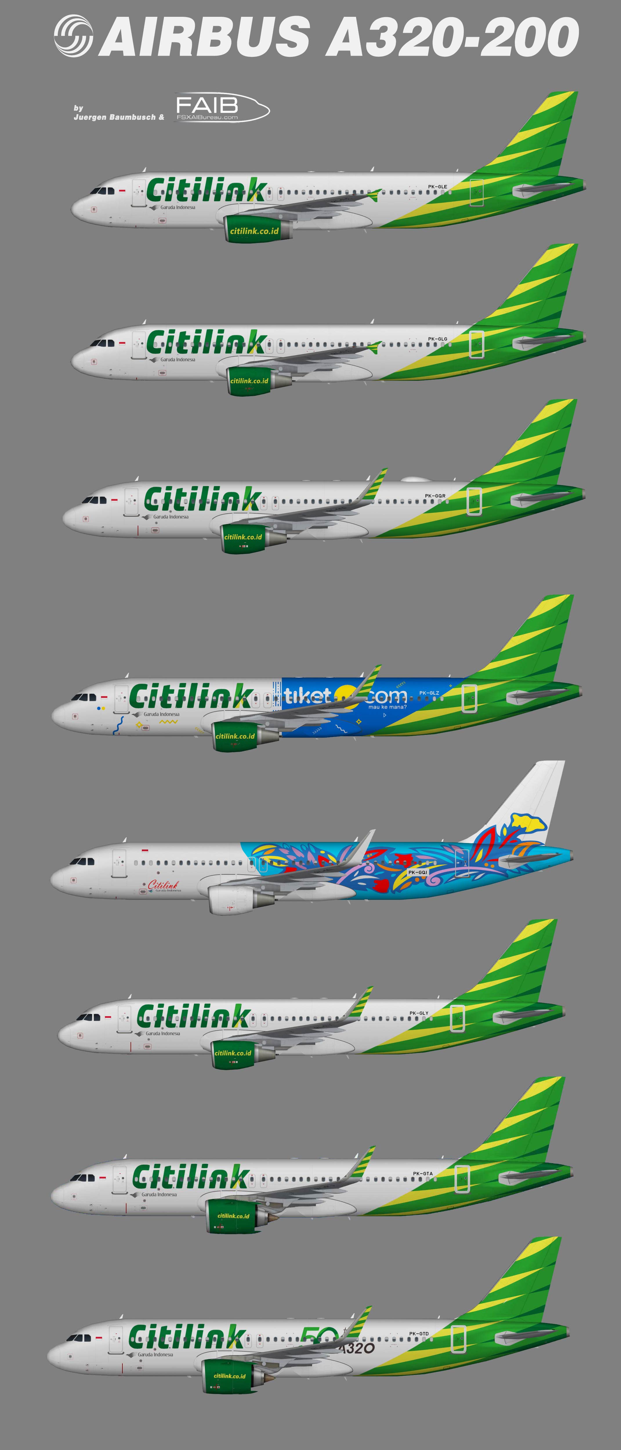 Citilink Indonesia Airbus A320-200