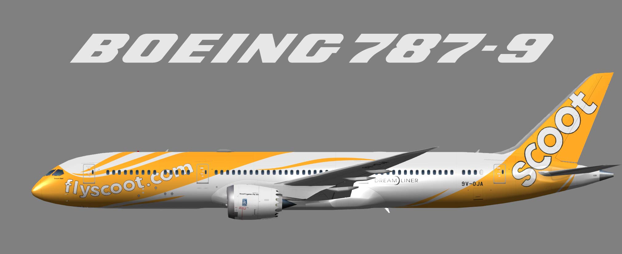 UTT Scoot Boeing 787-9 Dreamliner