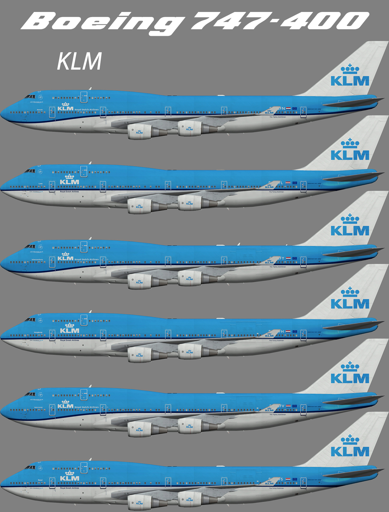 KLM Boeing 747-400 – Nils