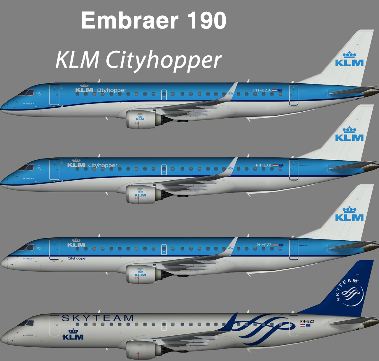KLM Cityhopper Embraer EMB-190 – Nils