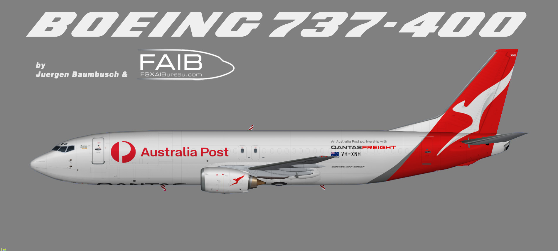 QantasFreight Boeing 737-400F