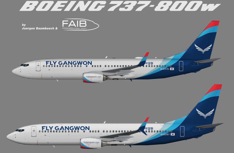 flyGangwon Boeing 737-800w