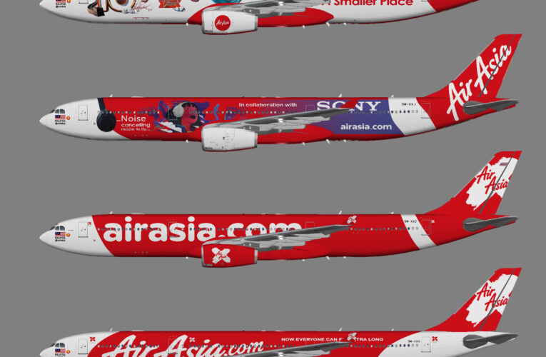 AirAsiaX Airbus A330-300 (representative fleet)
