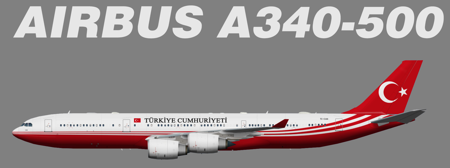 Turkish Government Airbus A340-500 (TFS)