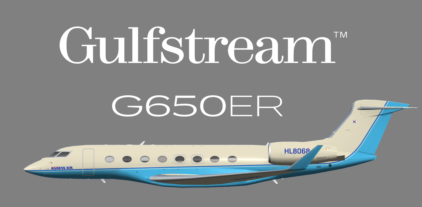 Korean Air Executive Gulfstream G650 (G-VI)