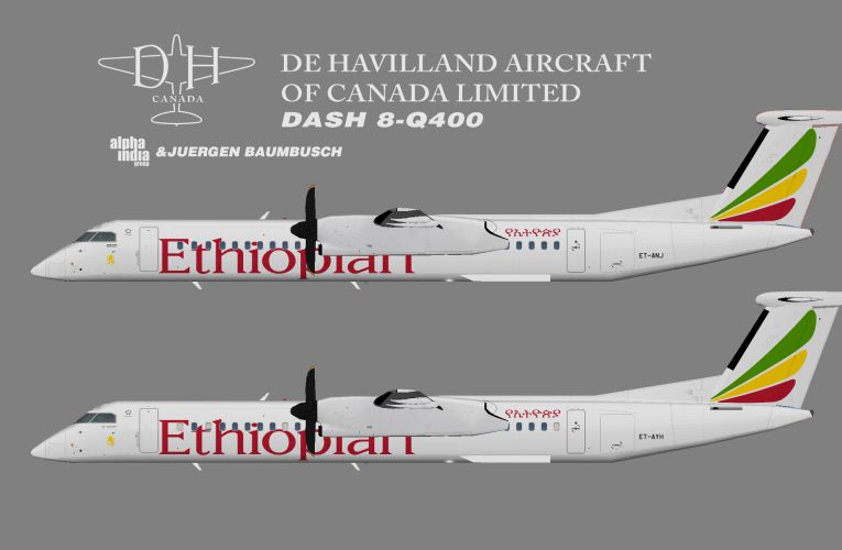 AIG Ethiopian Airlines De Havilland Dash8-Q400