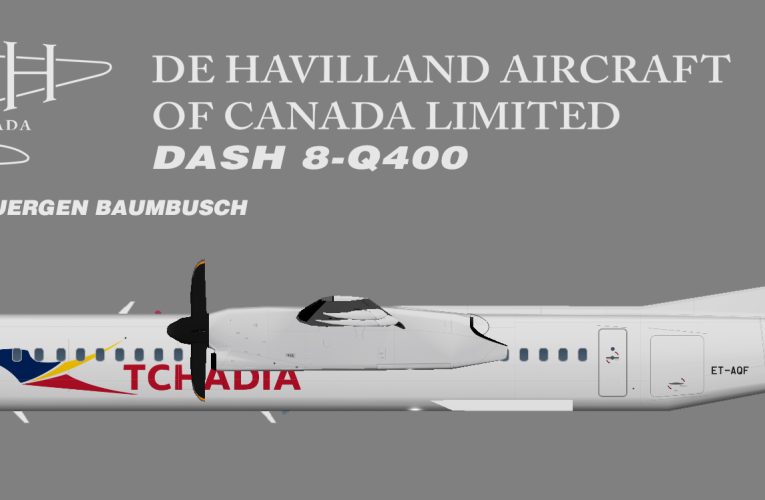 AIG Tchadia Airlines De Havilland Dash8-Q400