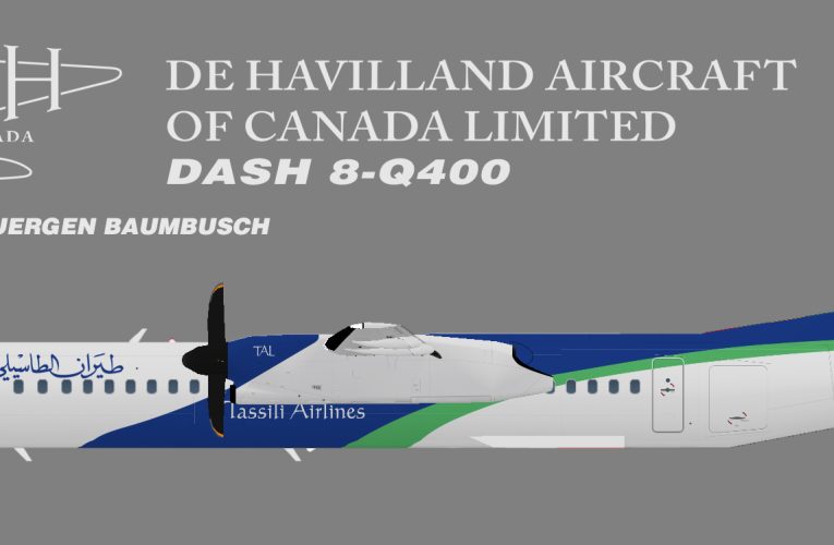 AIG Tassili Airlines De Havilland Dash8-Q400