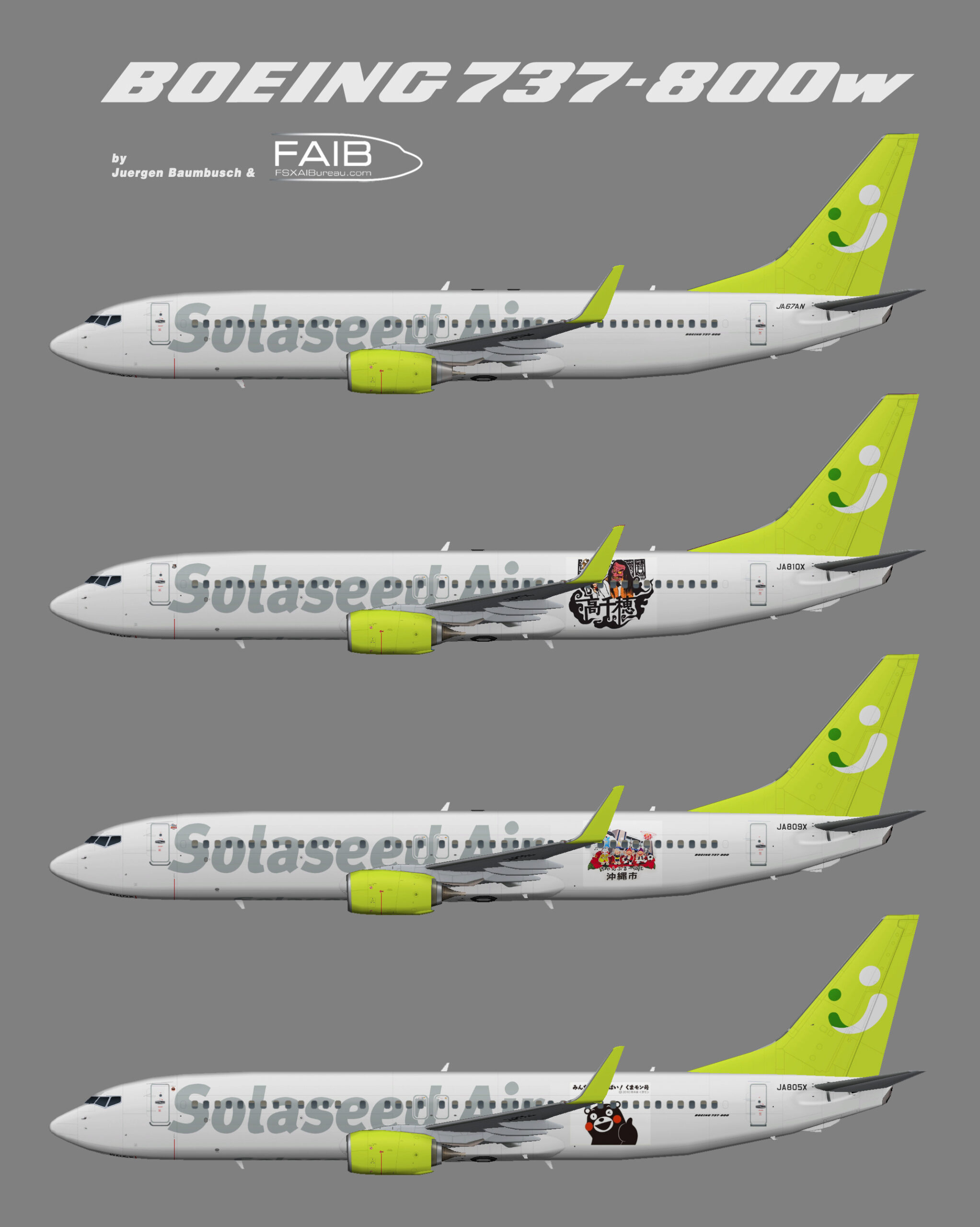 Copa Airlines Boeing 737-800w – Juergen's paint hangar