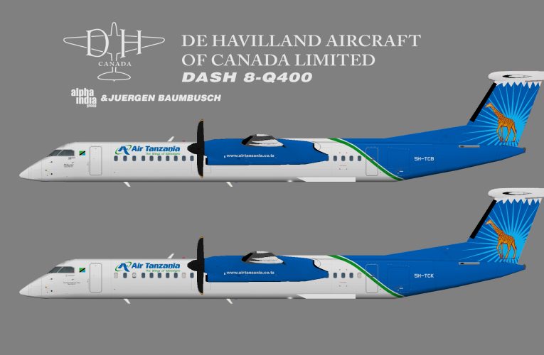 AIG Air Tanzania De Havilland Dash 8-Q400