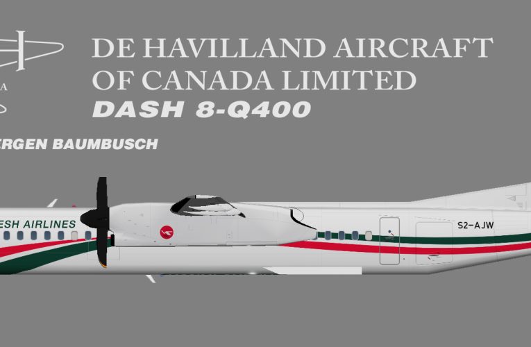 AIG Biman Bangladesh Airlines De Havilland Dash8-Q400