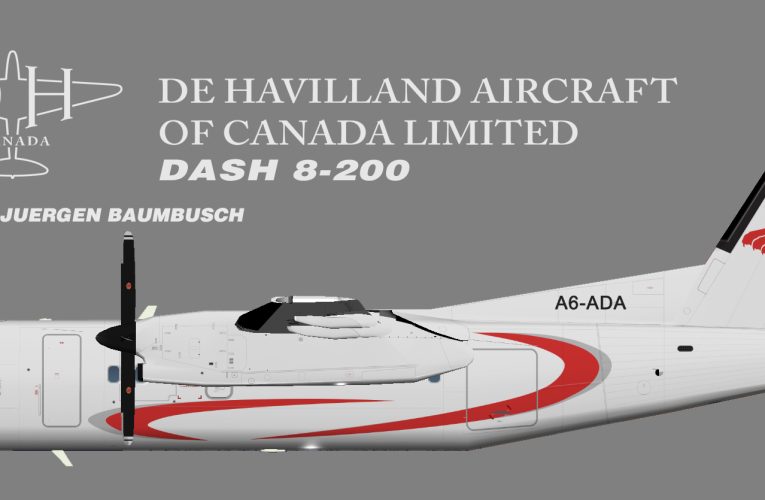 AIG Abu Dhabi Aviation De Havilland Dash 8-200