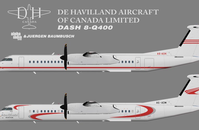 AIG Abu Dhabi Aviation De Havilland Dash 8-Q400