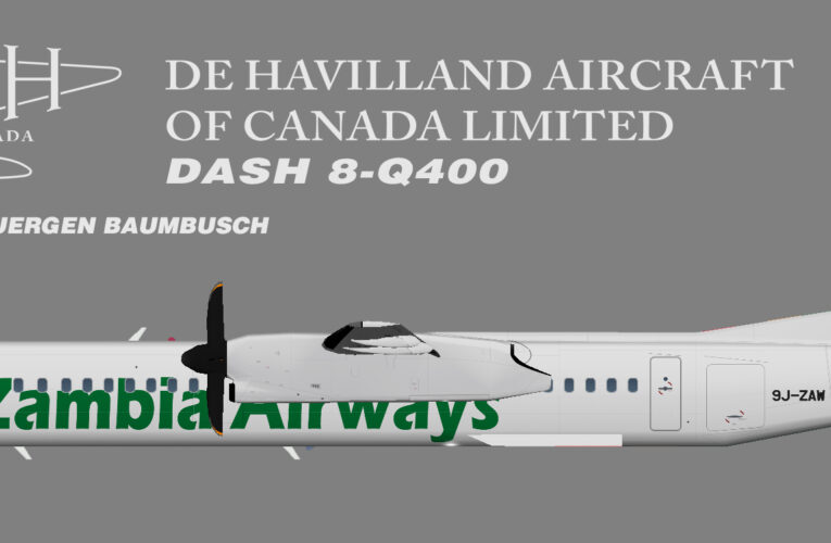 AIG Zambia Airways De Havilland Dash 8-Q400