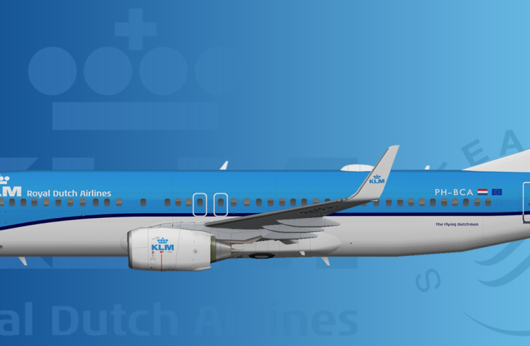 KLM Royal Dutch Airlines FAIB B738WL