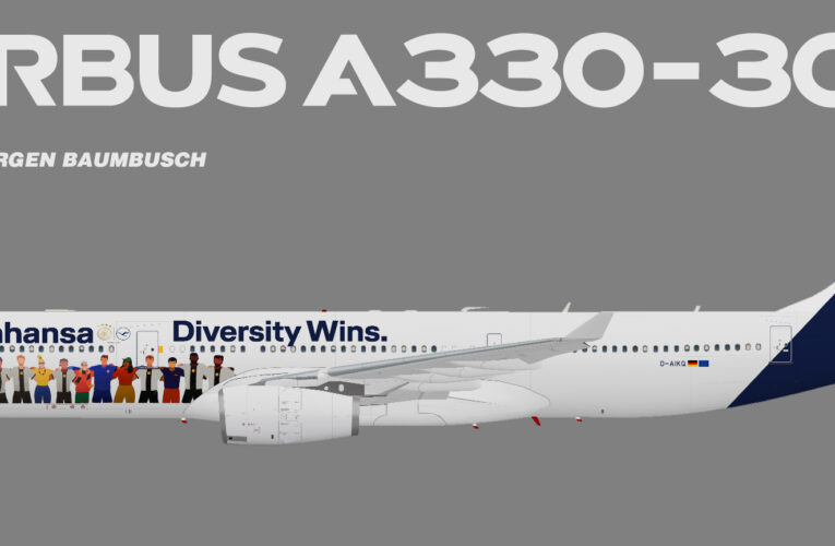 Lufthansa Airbus A330-300 (Fanhansa) Diversity Wins.