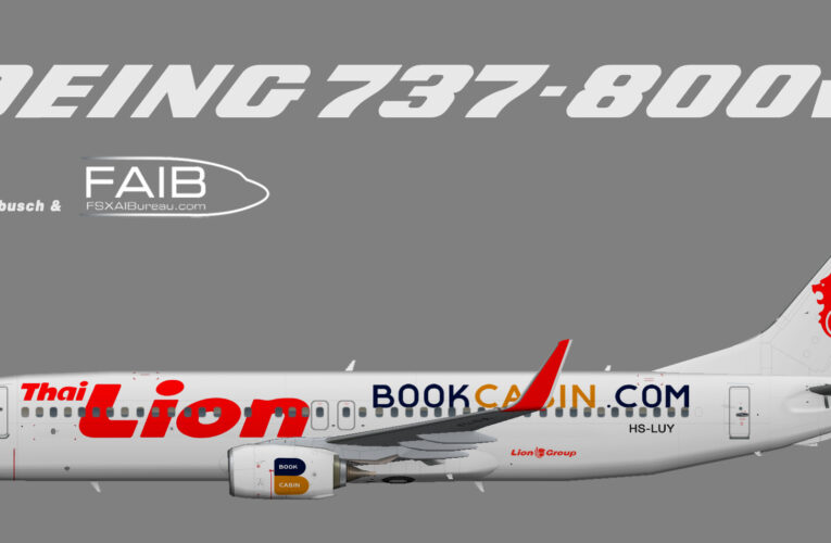 Thai Lion Air Beoing 737-800w (FAIB) bookcabin.com