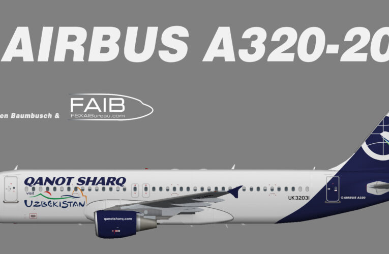 Qanot Sharq Airways Airbus A320-200