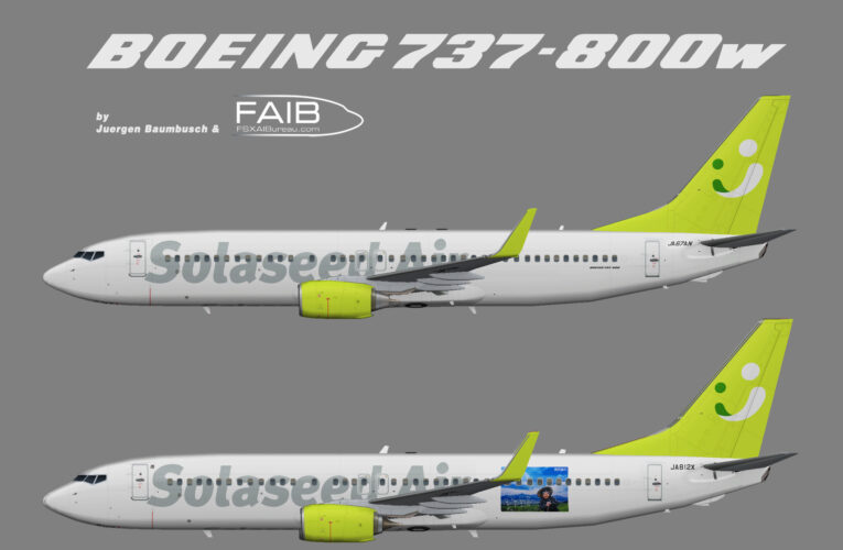 Solaseed Air Boeing 737-800w