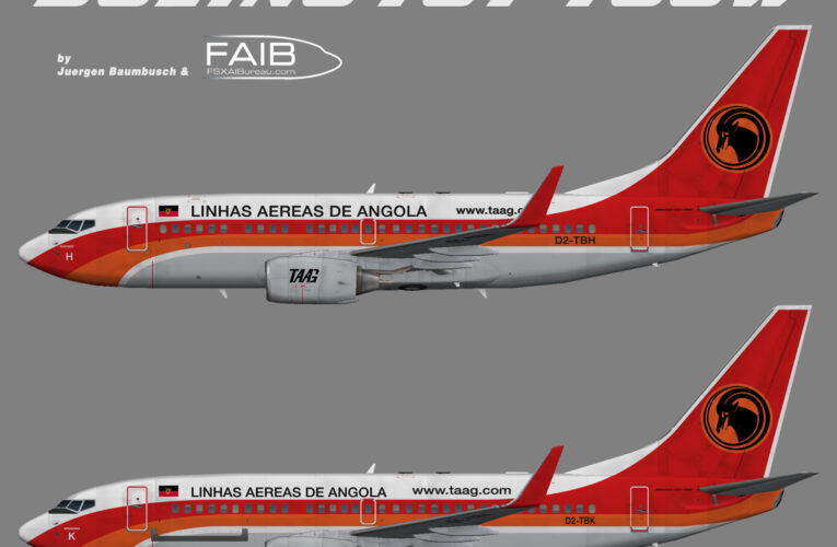 TAAG Angola Boeing 737-700w