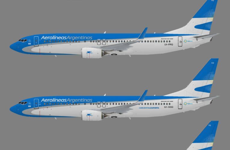 Aerolineas Argentinas Retro Boeing 737-800w