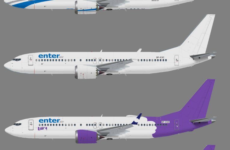 Enter Air Boeing 737-8 MAX