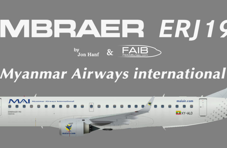 Myanmar Airways International Embraer ERJ190
