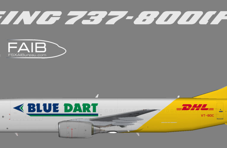 Blue Dart Aviation Boeing 737-800 (BCF)