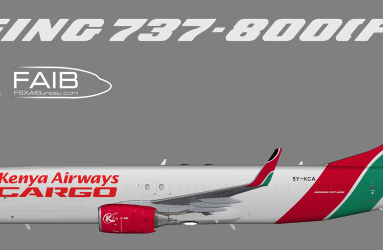 Kenya Airways Cargo Boeing 737-800 (P2F)
