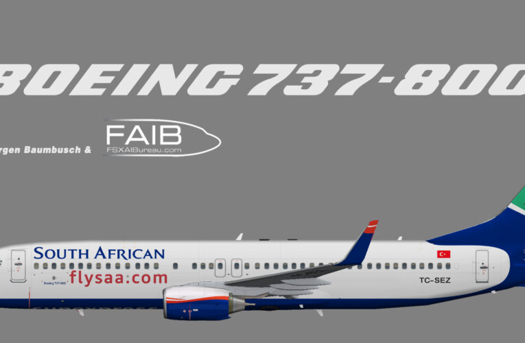 South African Airways Boeing 737-800w (opb SunExpress)