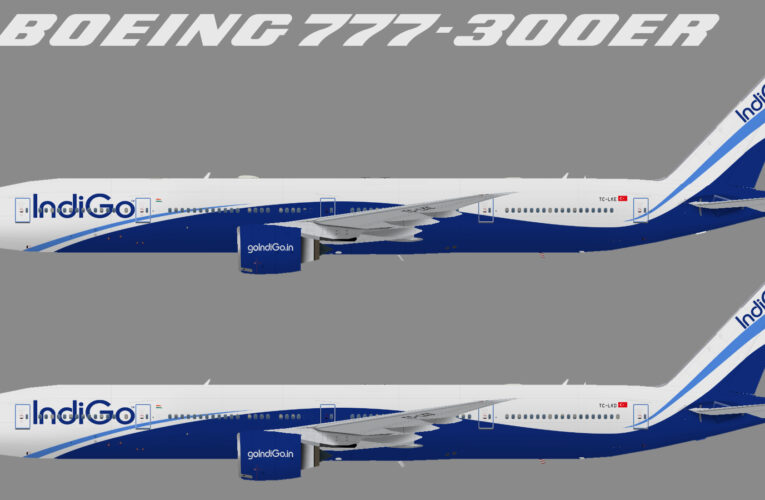 Indigo Boeing 777-300ER (opb Turkish Airlines)