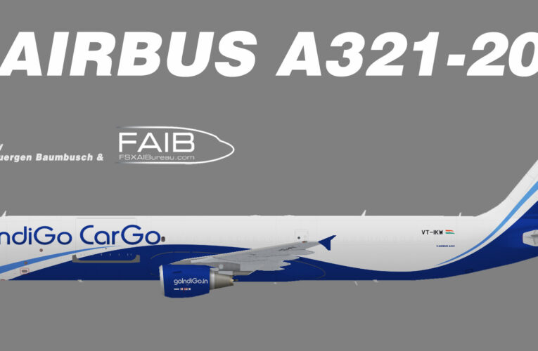 Indigo Cargo Airbus A321-200 (P2F)