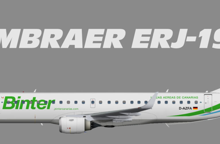Binter Canarias ERJ-190 opb Binter Airlines (lsdf German Airways)